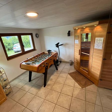 Chalet Bois Vue Panoramique : 2 Logements Et Sauna Bussang Extérieur photo