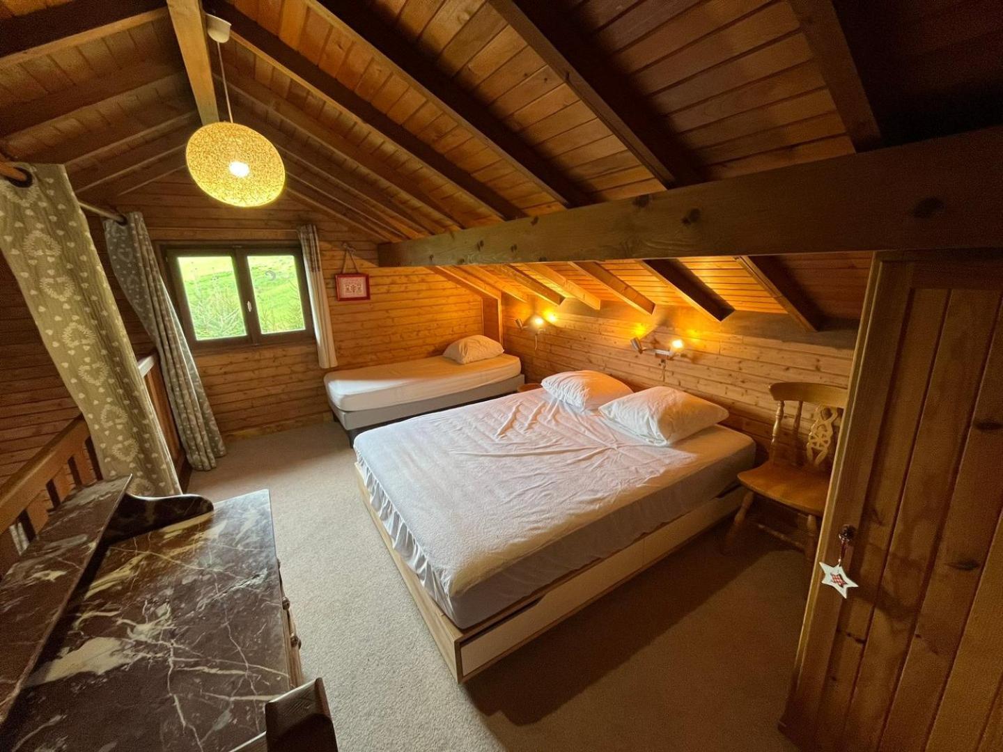 Chalet Bois Vue Panoramique : 2 Logements Et Sauna Bussang Extérieur photo