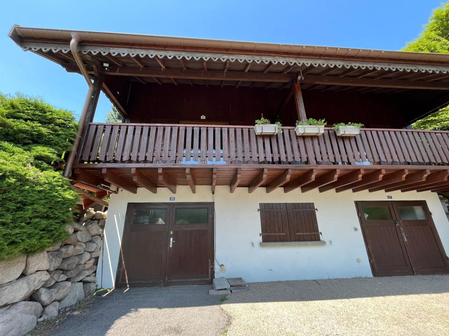 Chalet Bois Vue Panoramique : 2 Logements Et Sauna Bussang Extérieur photo